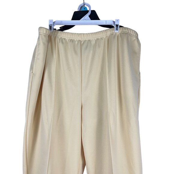 Blair Womens Pull-On Elastic Waist Yellow Lightweight Pants Size 20W Polyester - Picture 3 of 6